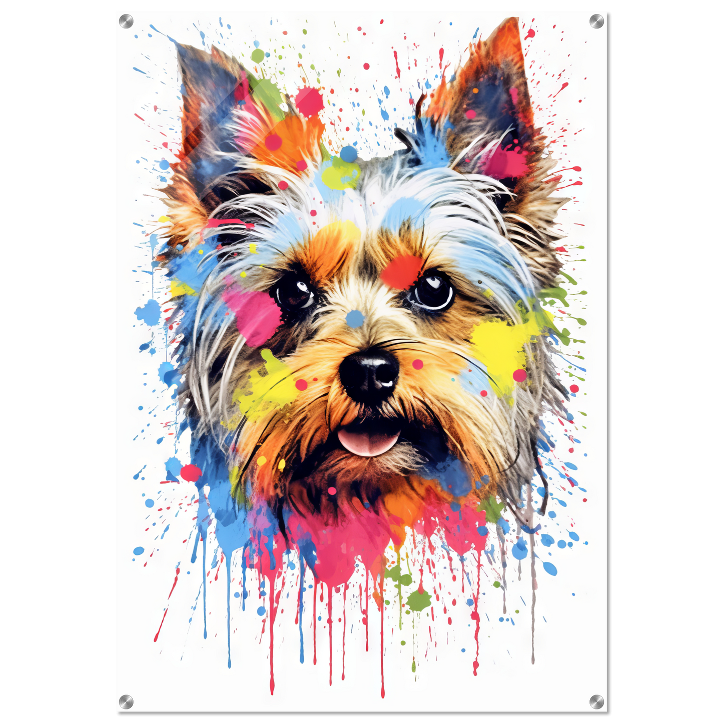 Dog Yorkshire Terrier Pop Art (DOG53)