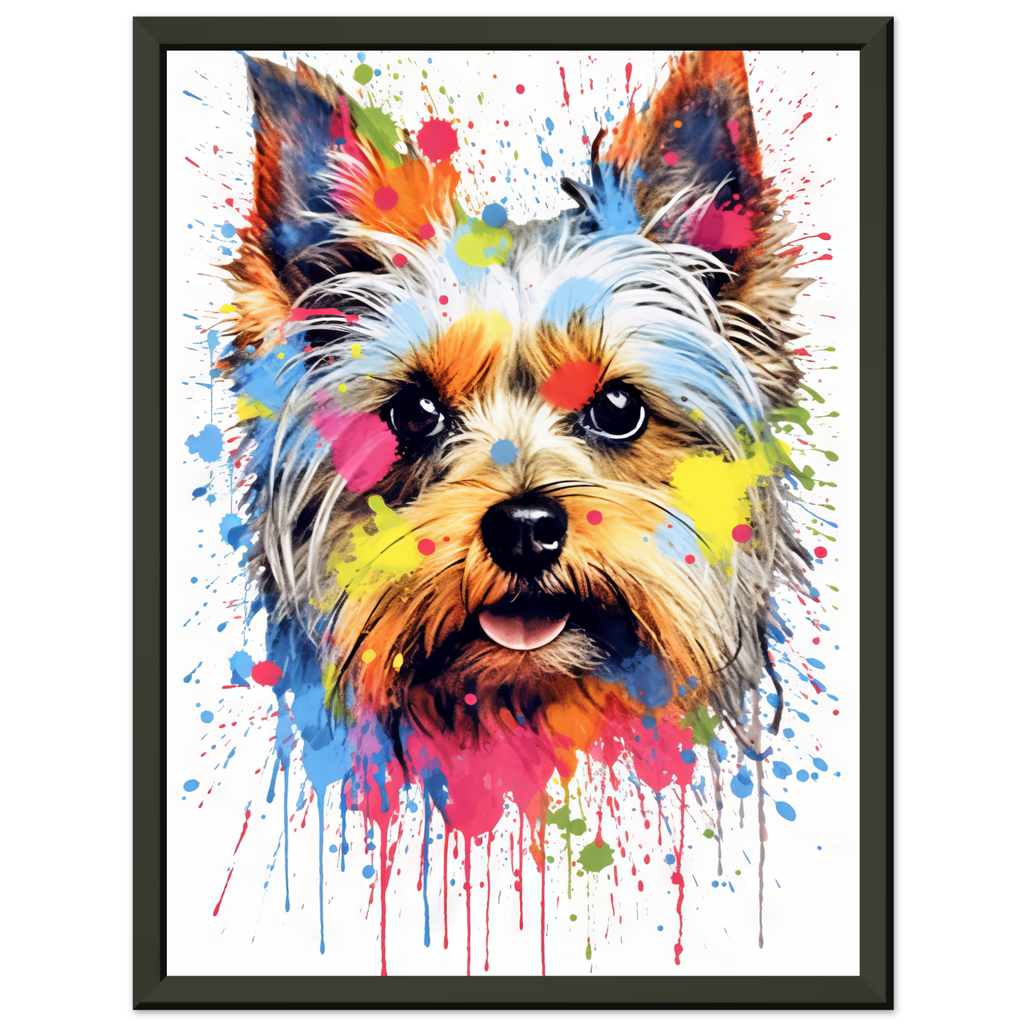 Dog Yorkshire Terrier Pop Art (DOG53)