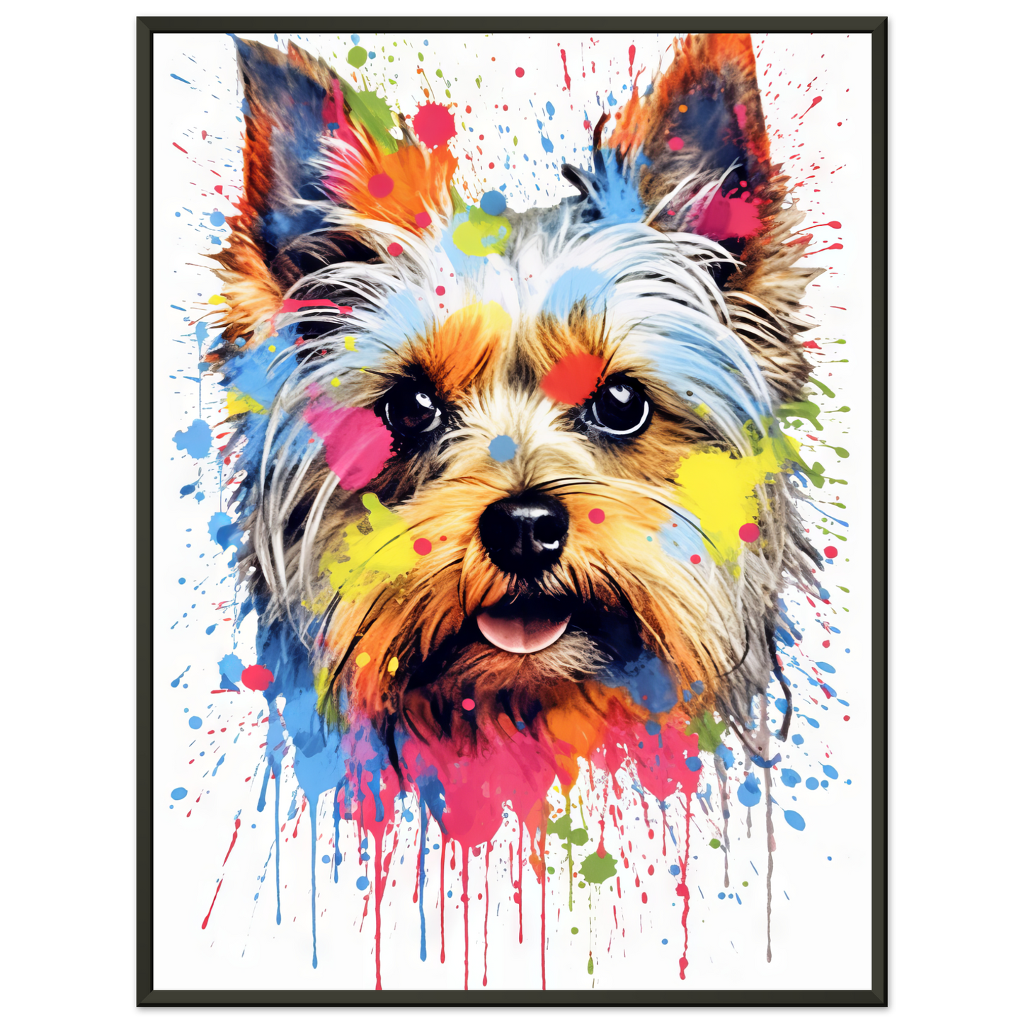 Dog Yorkshire Terrier Pop Art (DOG53)