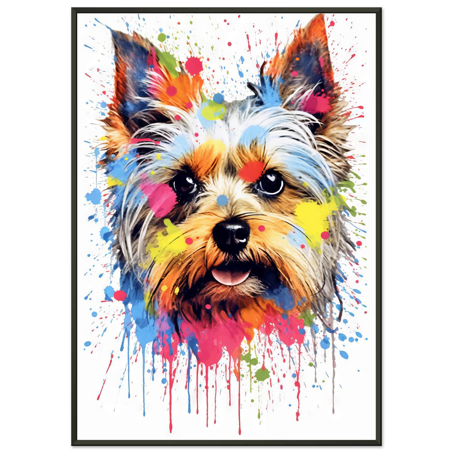 Dog Yorkshire Terrier Pop Art (DOG53)