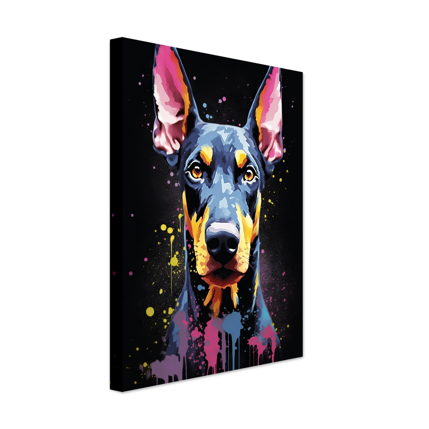 Dog Doberman Pop Art (DOG57)