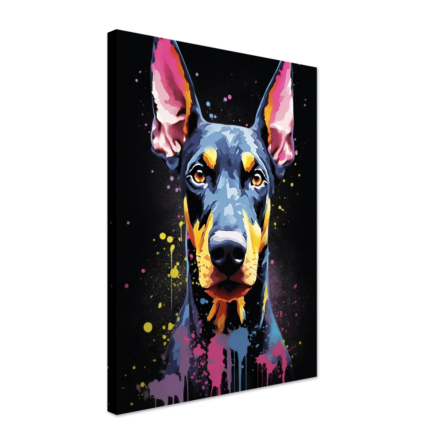 Dog Doberman Pop Art (DOG57)