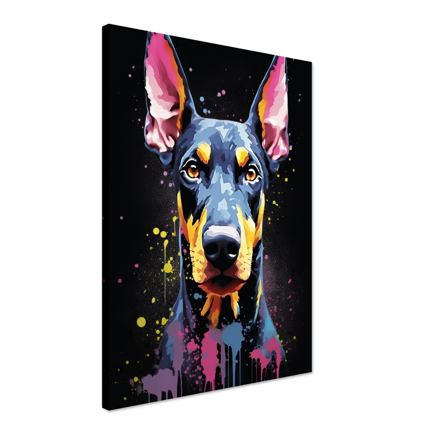 Dog Doberman Pop Art (DOG57)