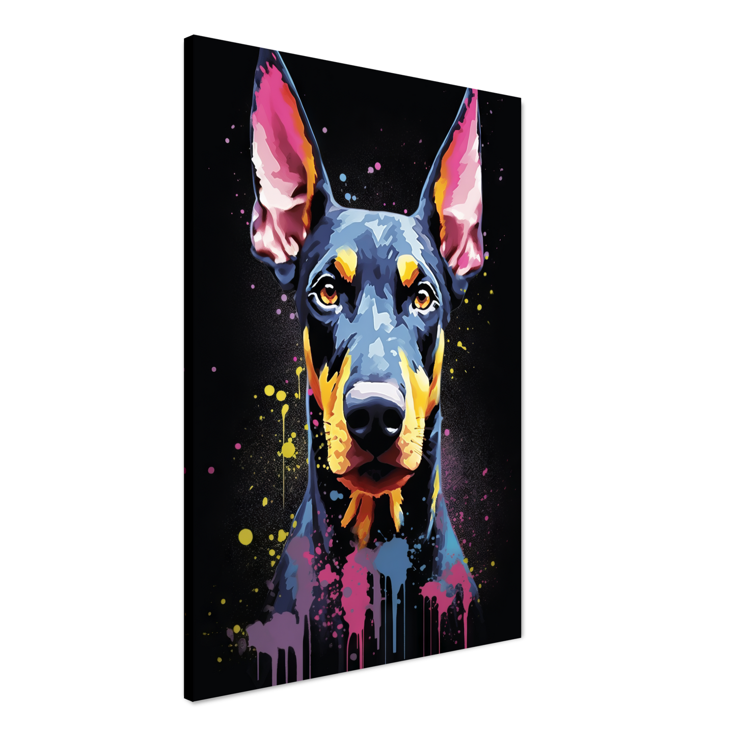 Dog Doberman Pop Art (DOG57)