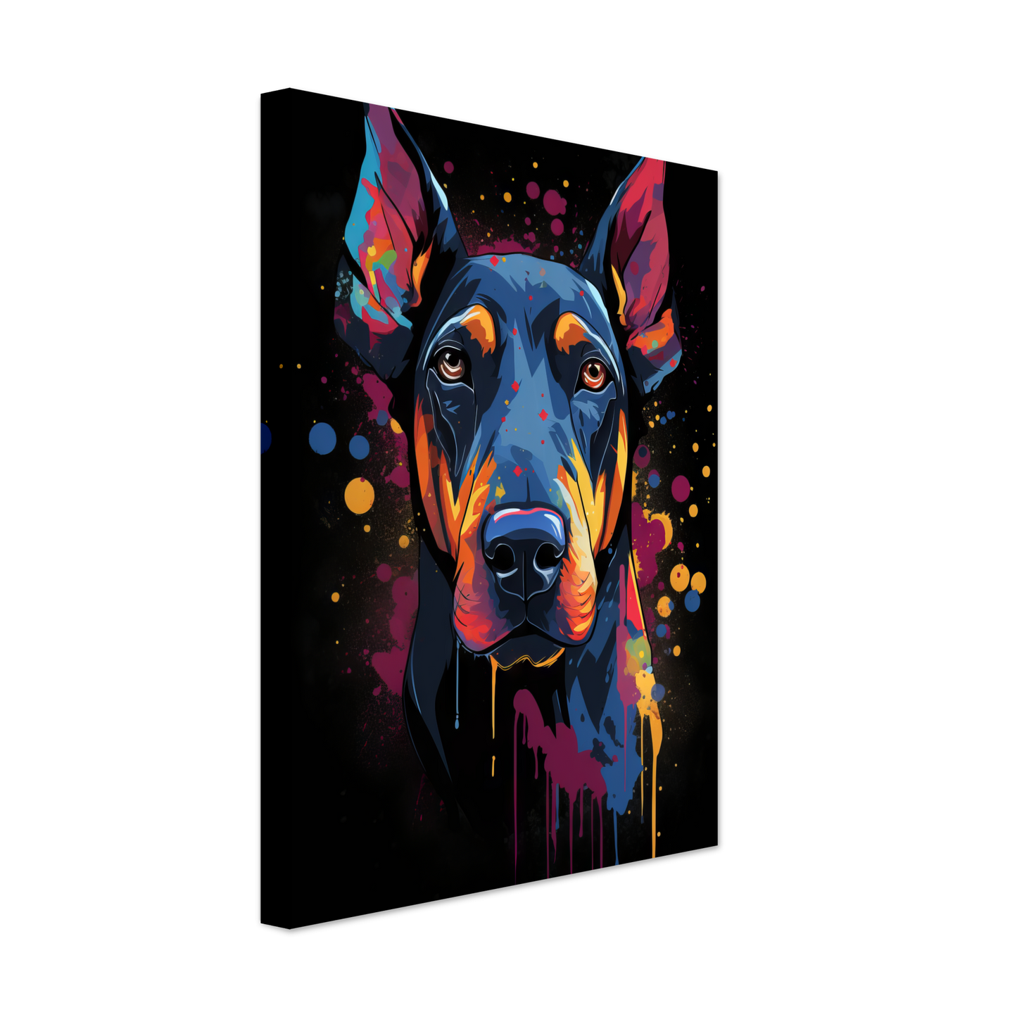 Dog Doberman Pop Art (DOG58)
