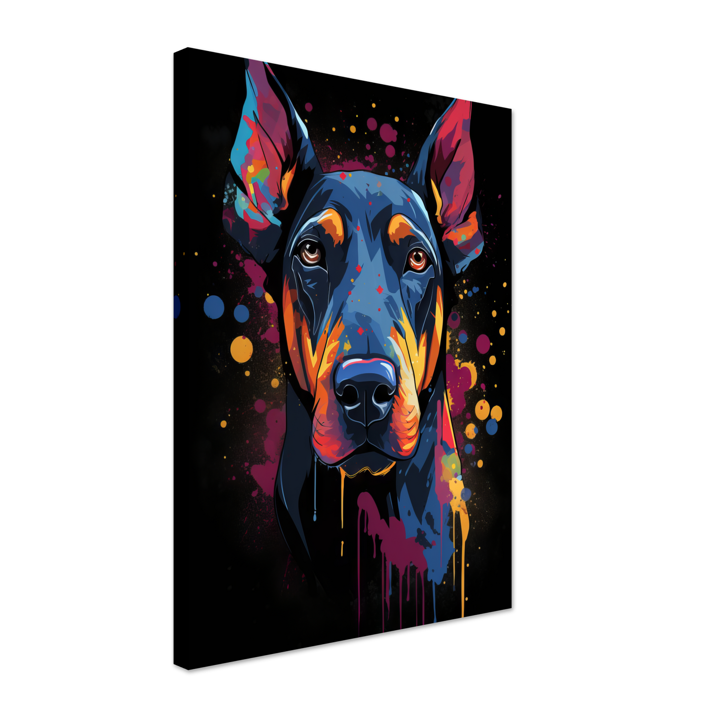 Dog Doberman Pop Art (DOG58)