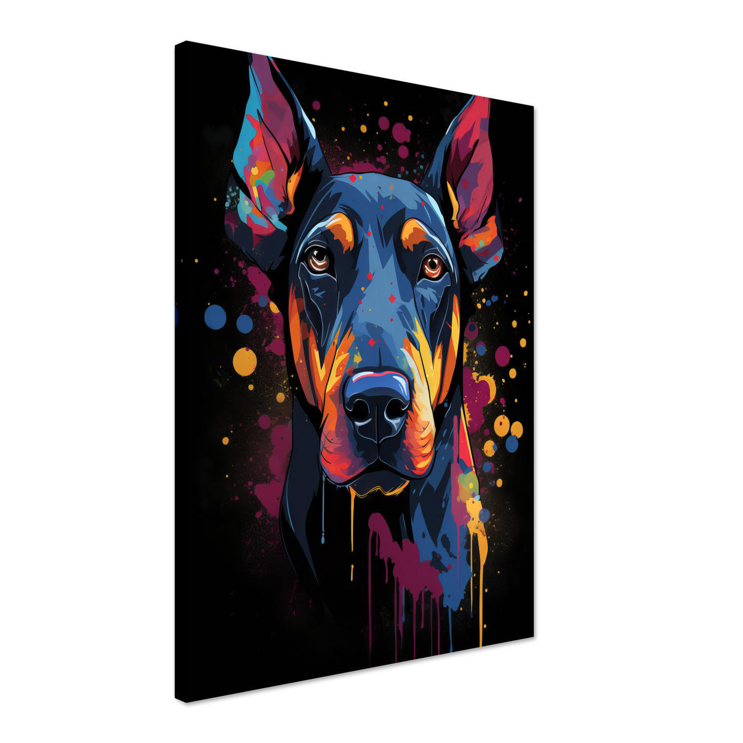 Dog Doberman Pop Art (DOG58)