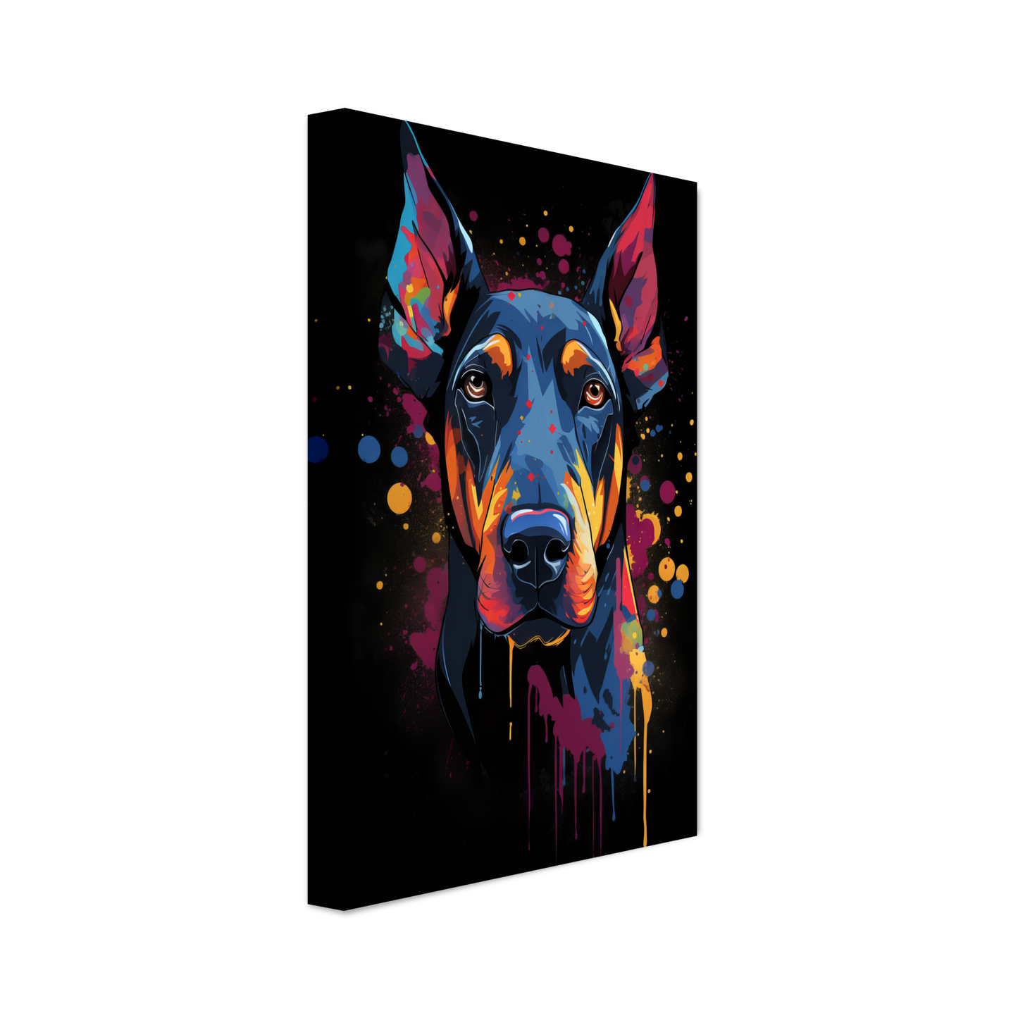 Dog Doberman Pop Art (DOG58)