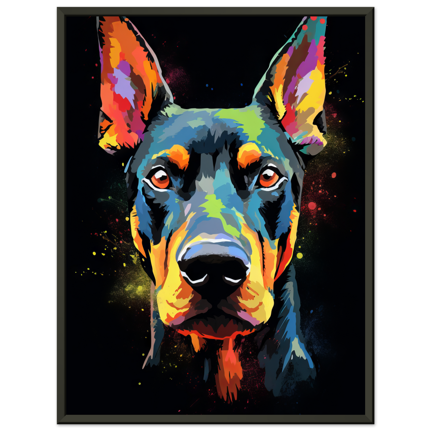 Dog Doberman Pop Art (DOG59)