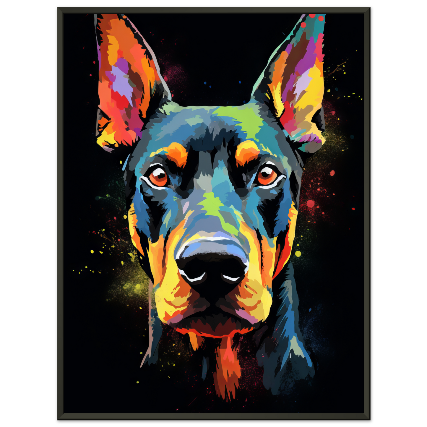 Dog Doberman Pop Art (DOG59)