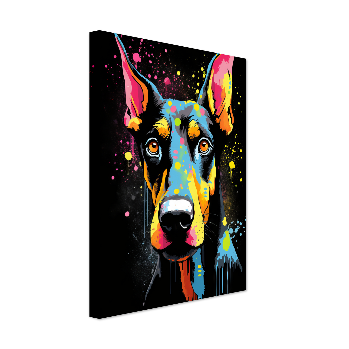 Dog Doberman Pop Art (DOG60)