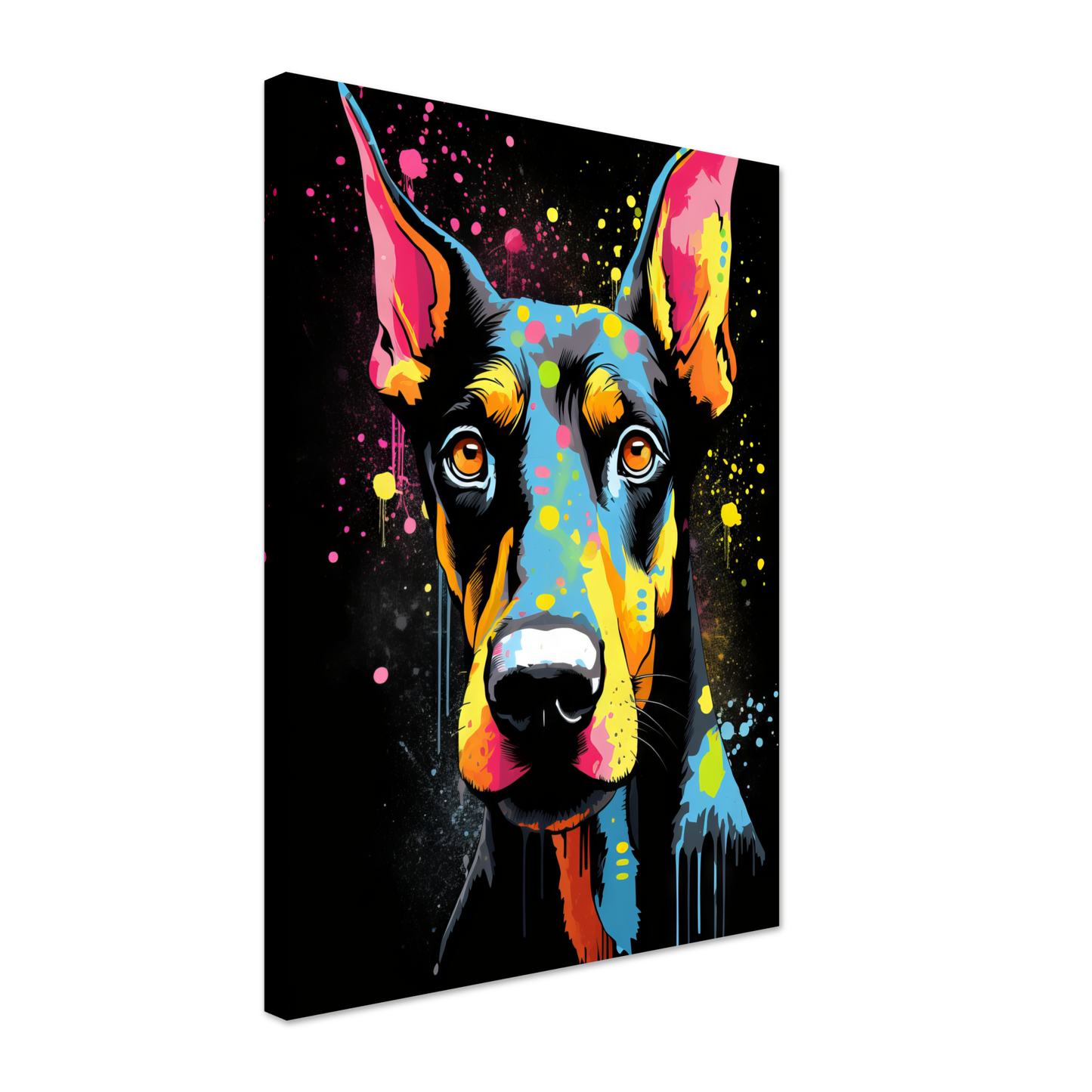 Dog Doberman Pop Art (DOG60)