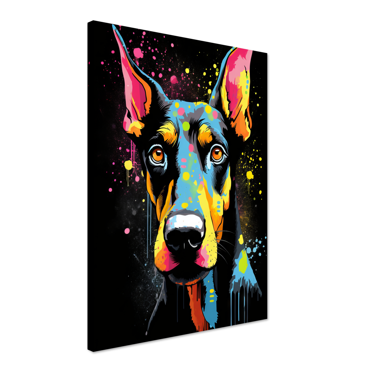 Dog Doberman Pop Art (DOG60)
