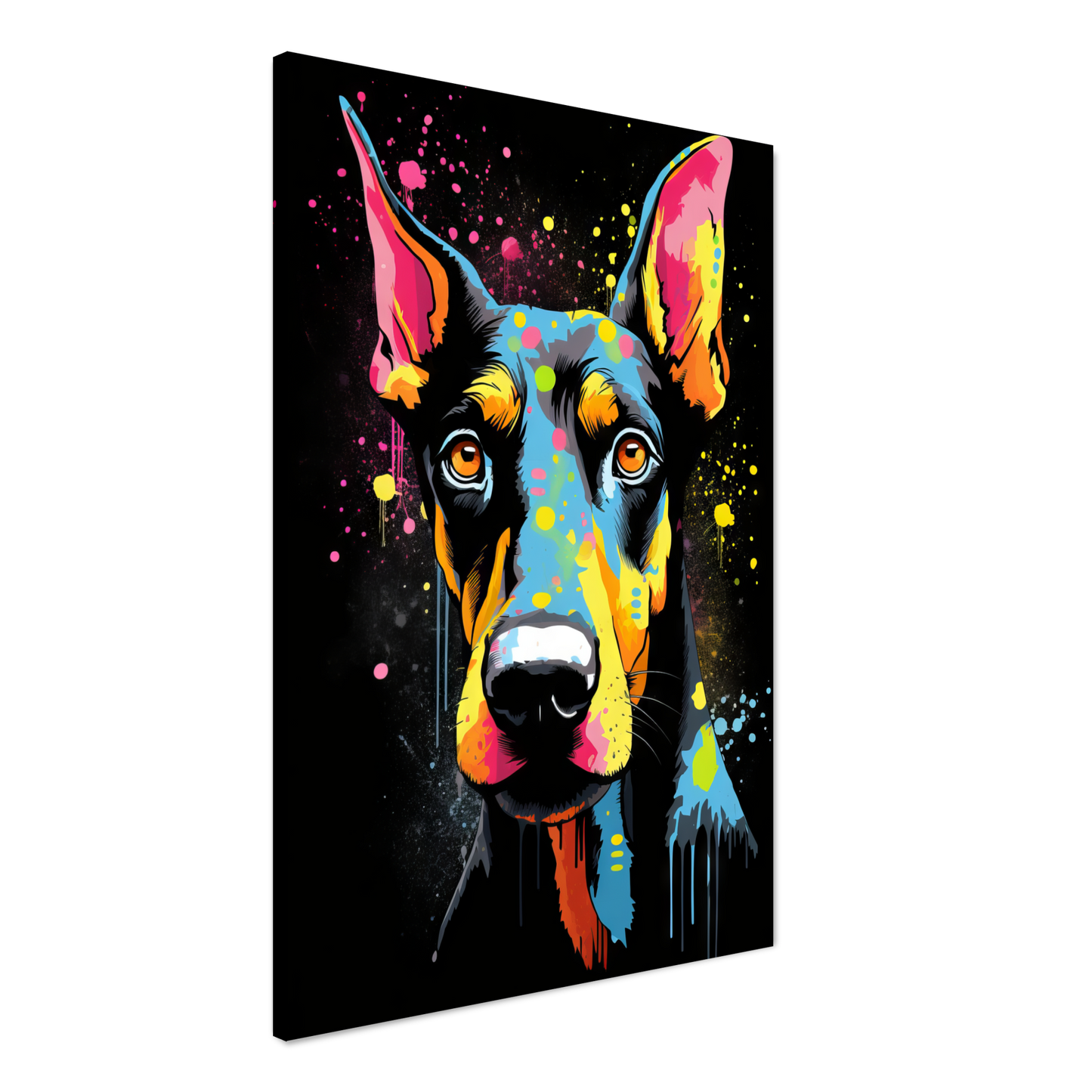Dog Doberman Pop Art (DOG60)