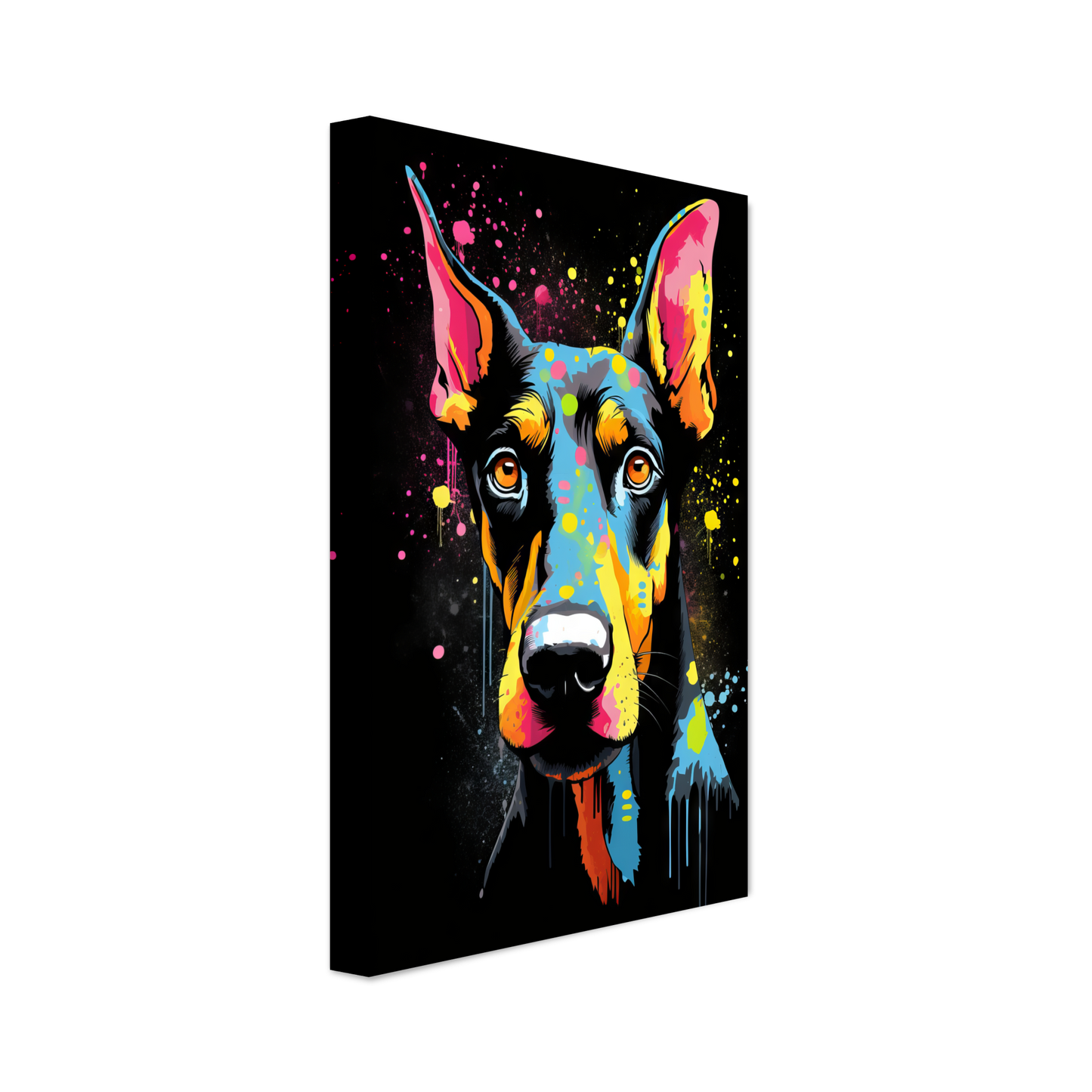 Dog Doberman Pop Art (DOG60)