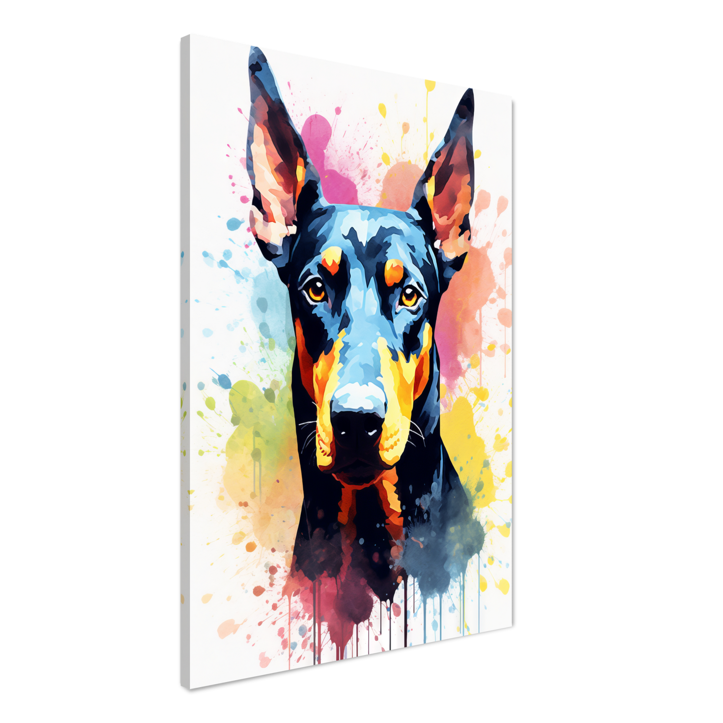 Dog Doberman Pop Art (DOG61)