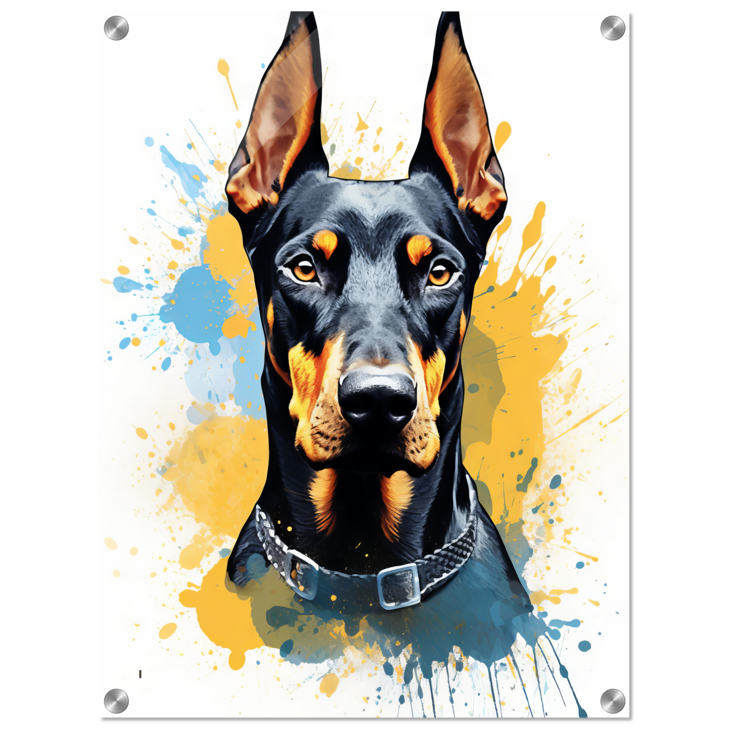 Dog Doberman Pop Art (DOG62)