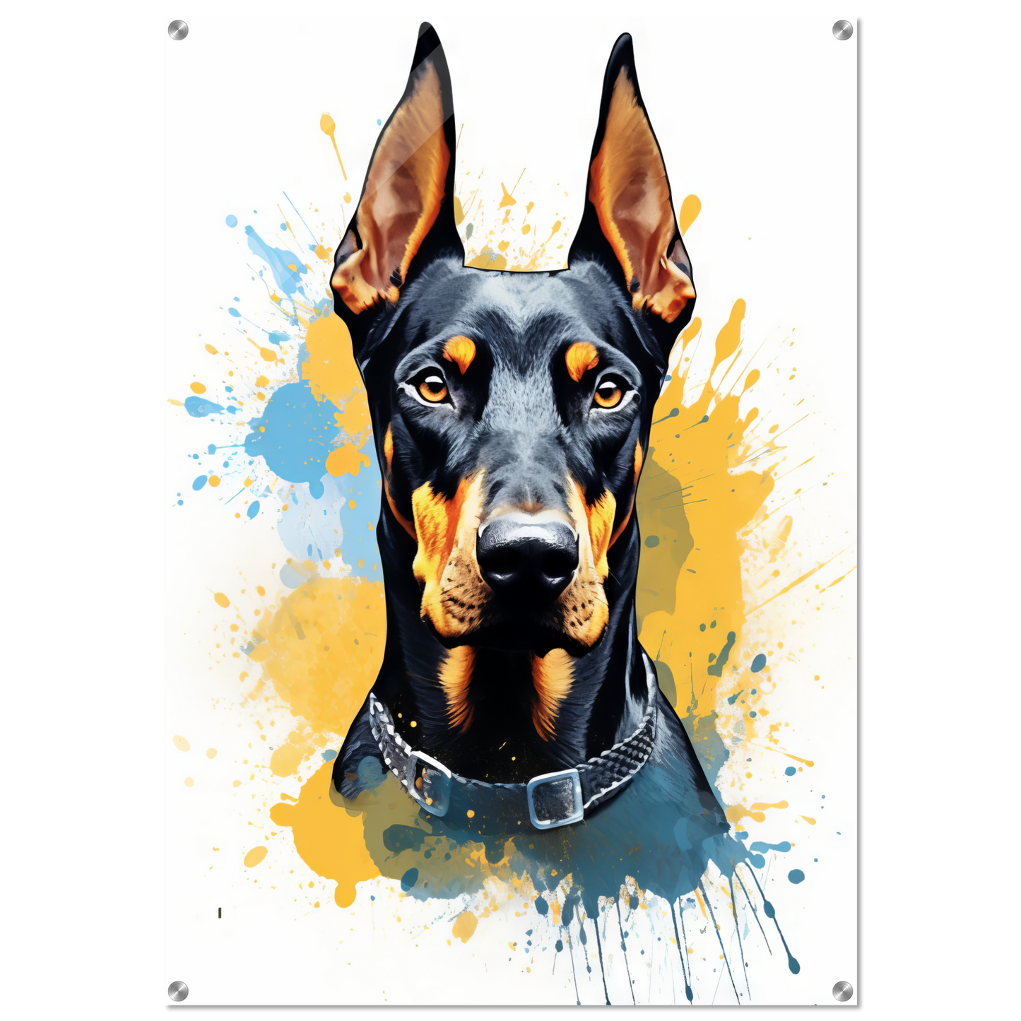 Dog Doberman Pop Art (DOG62)