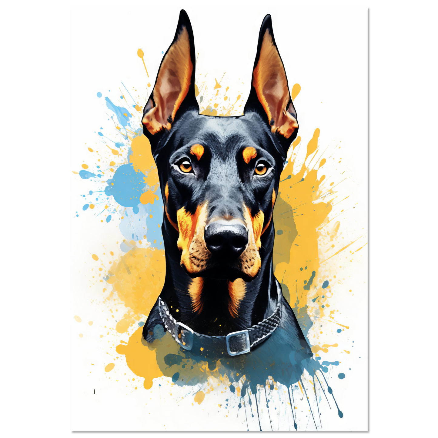 Dog Doberman Pop Art (DOG62)