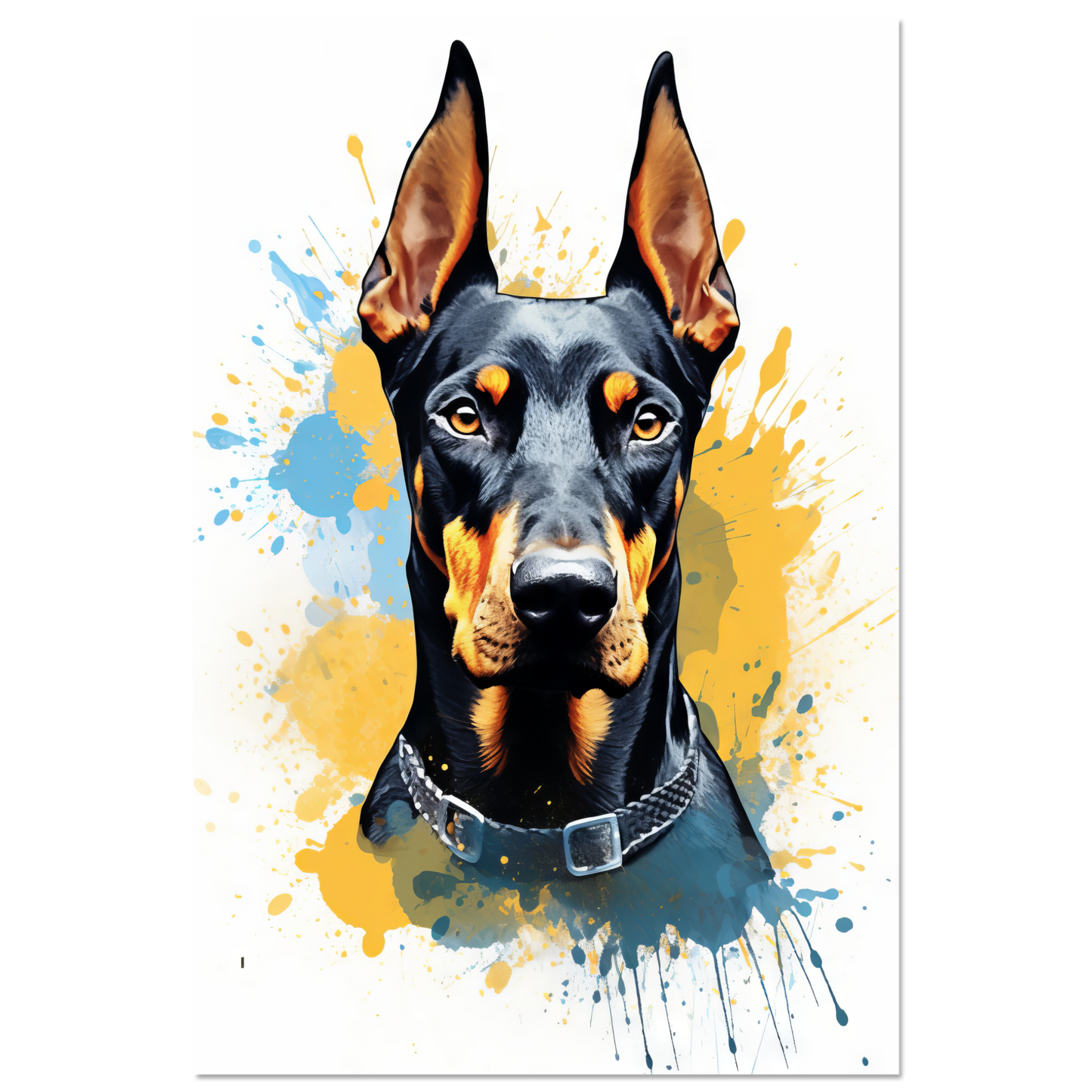 Dog Doberman Pop Art (DOG62)