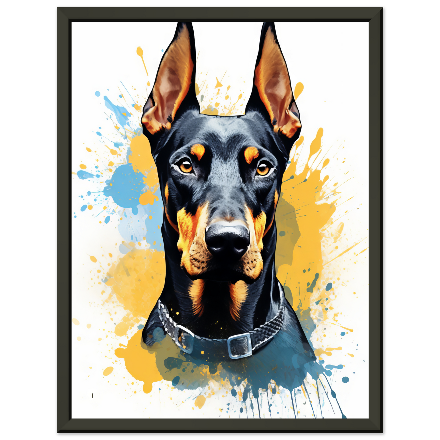 Dog Doberman Pop Art (DOG62)