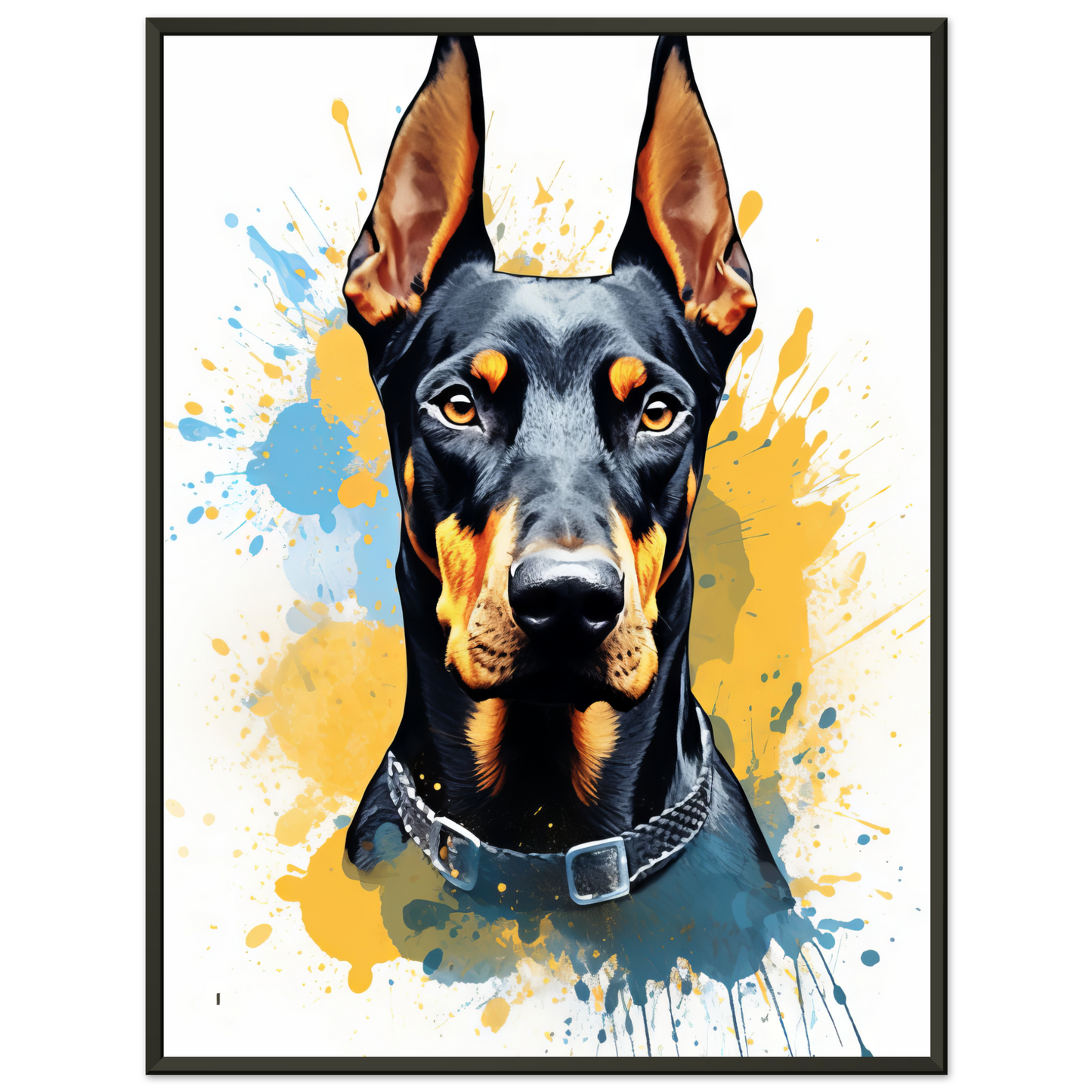 Dog Doberman Pop Art (DOG62)