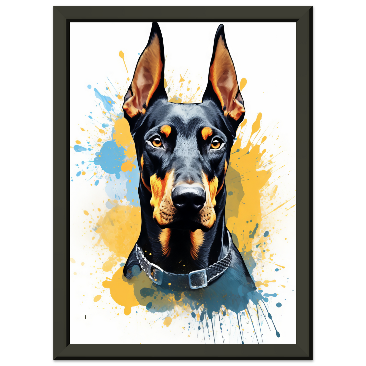 Dog Doberman Pop Art (DOG62)