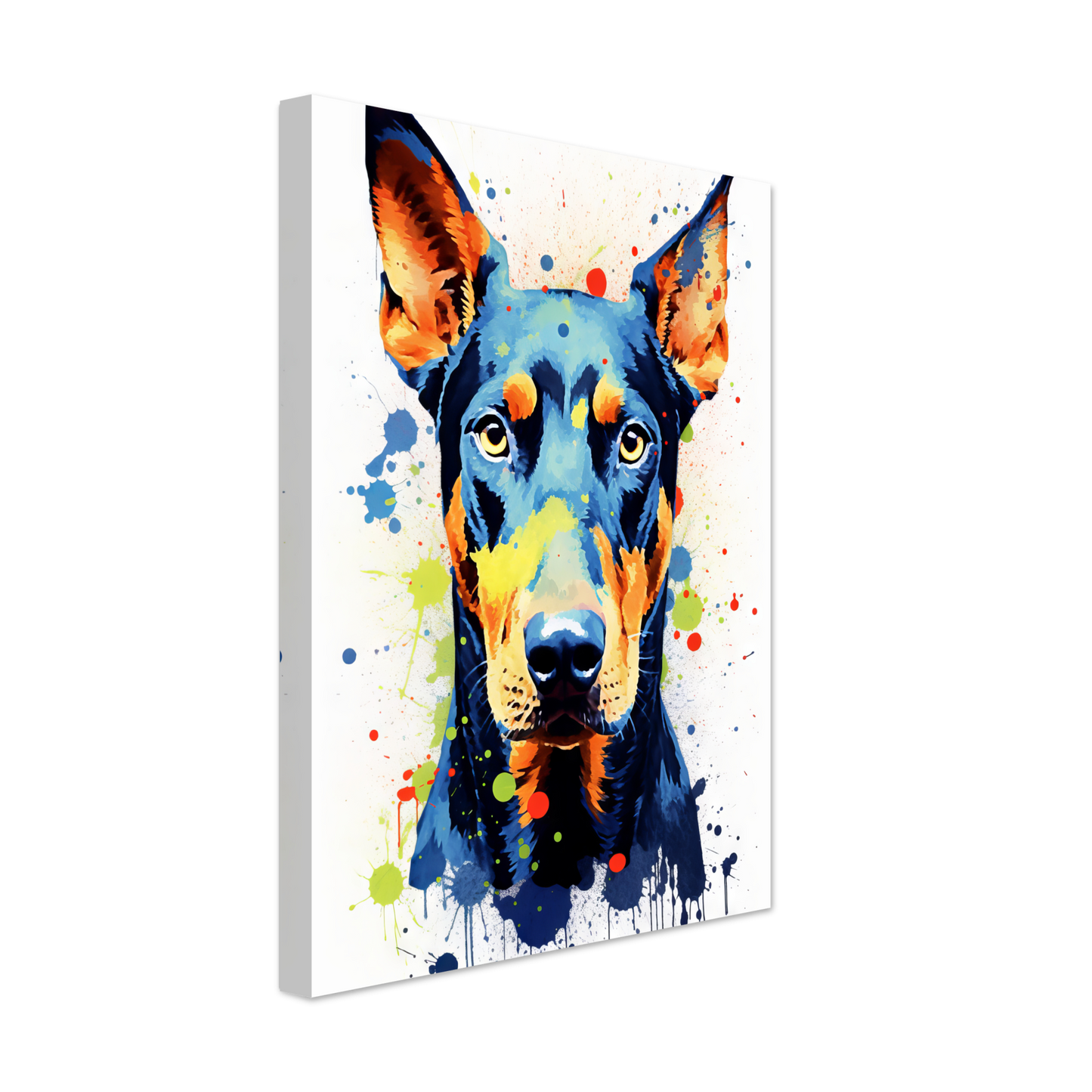 Dog Doberman Pop Art (DOG63)
