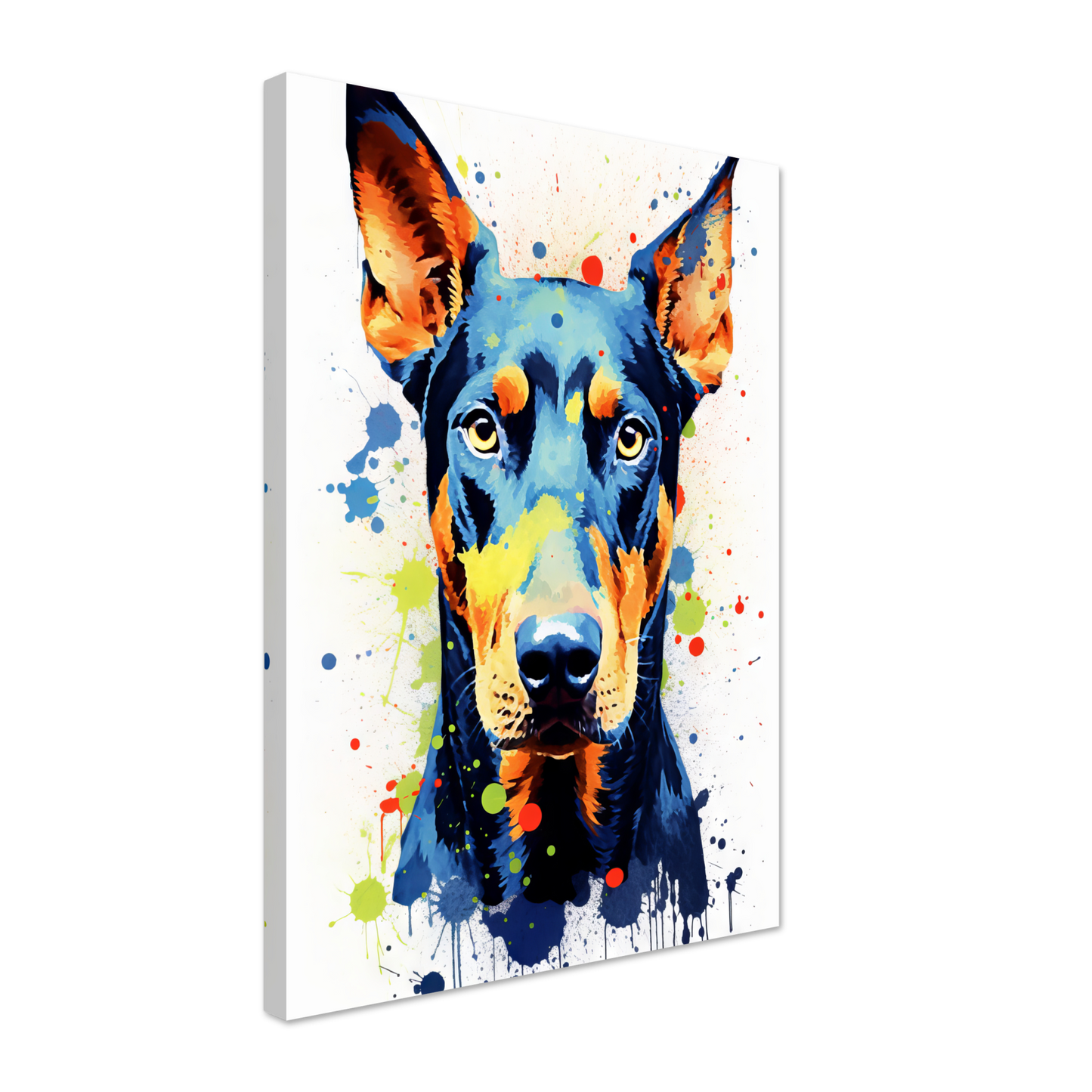 Dog Doberman Pop Art (DOG63)