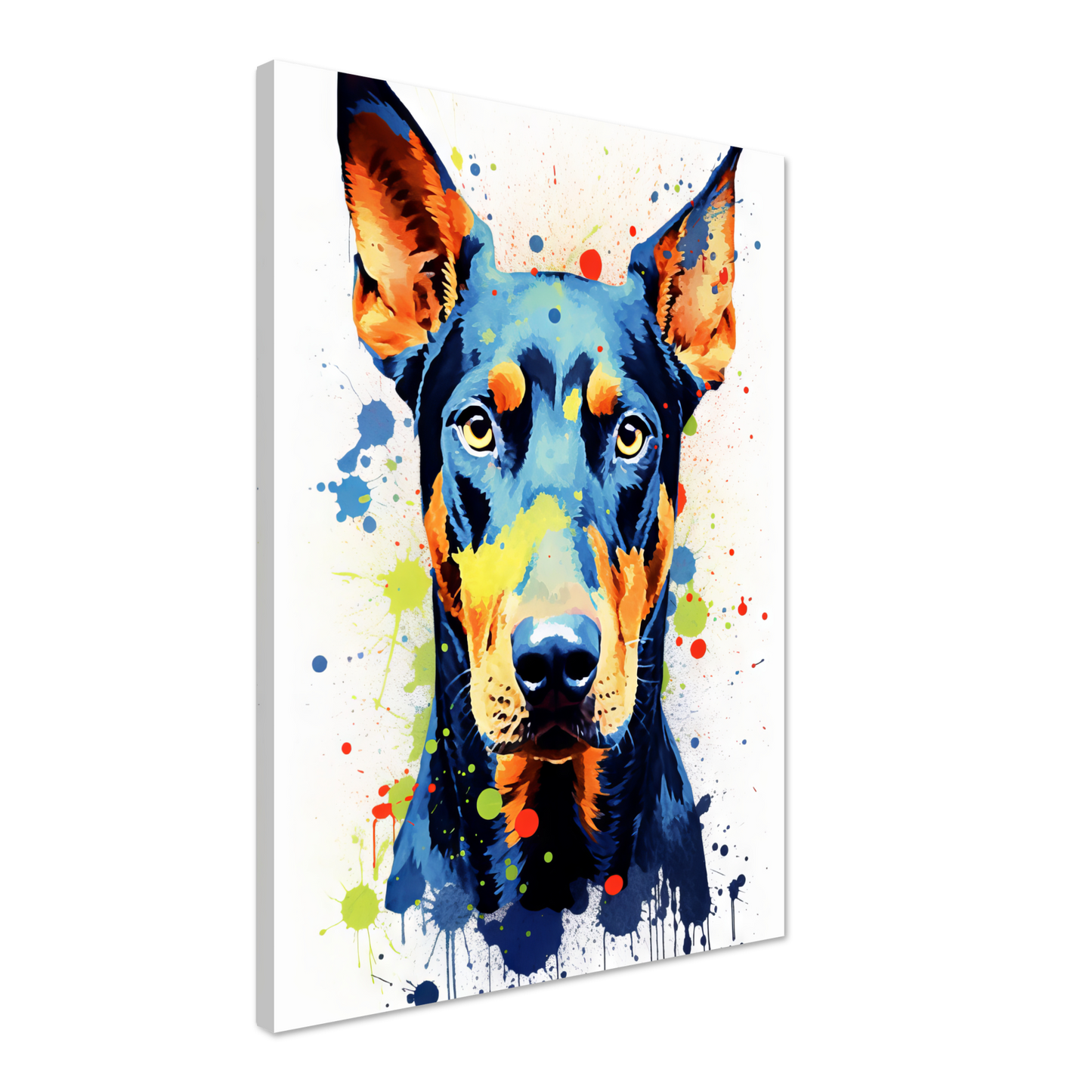 Dog Doberman Pop Art (DOG63)