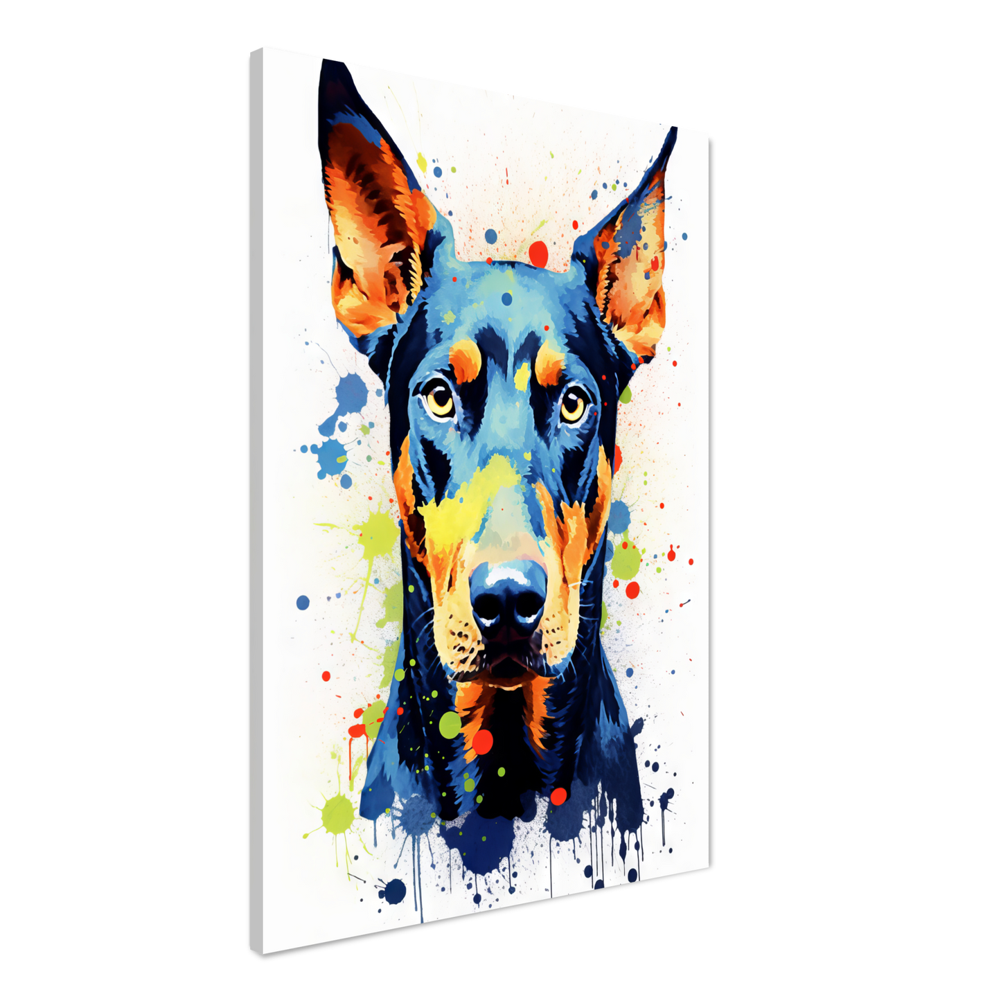 Dog Doberman Pop Art (DOG63)