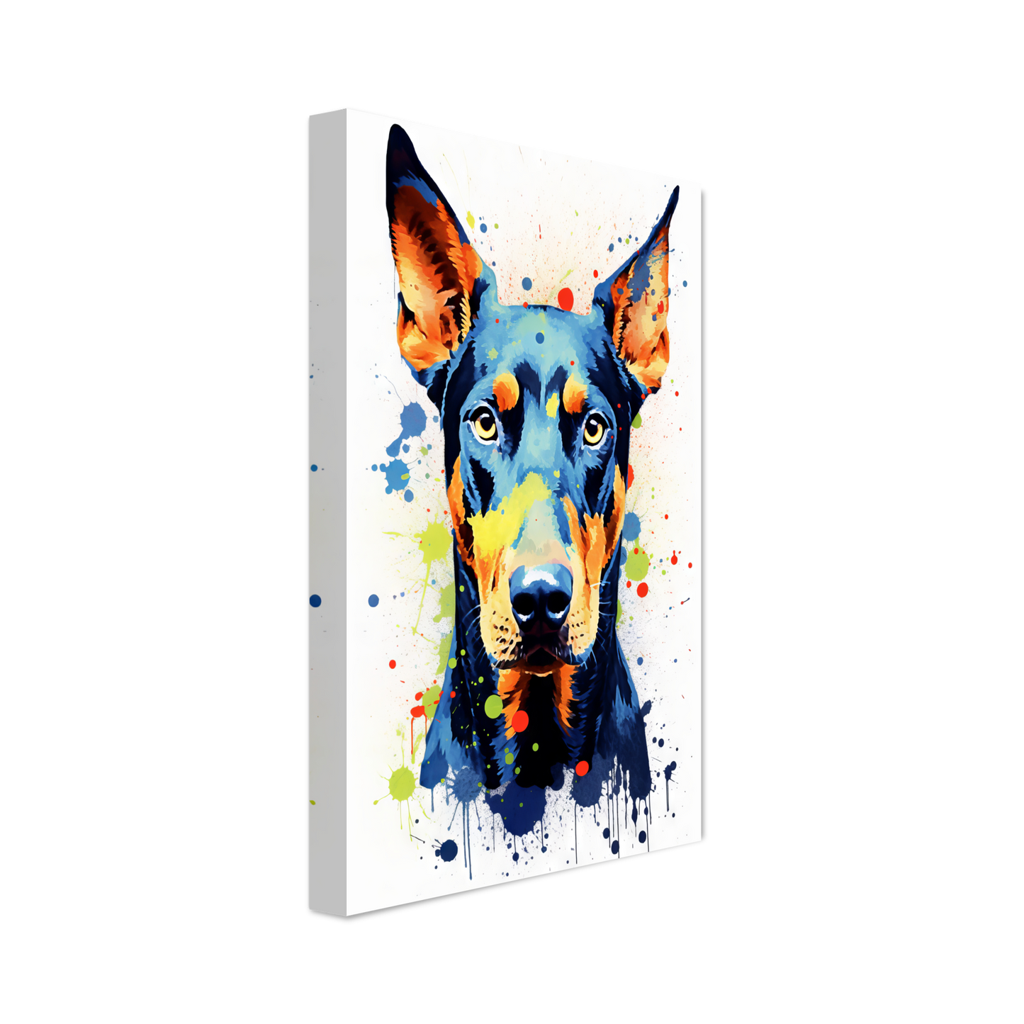 Dog Doberman Pop Art (DOG63)