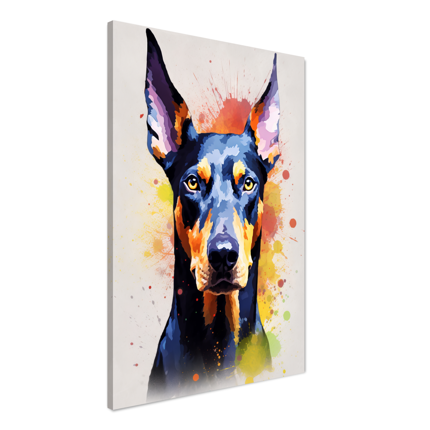 Dog Doberman Pop Art (DOG64)