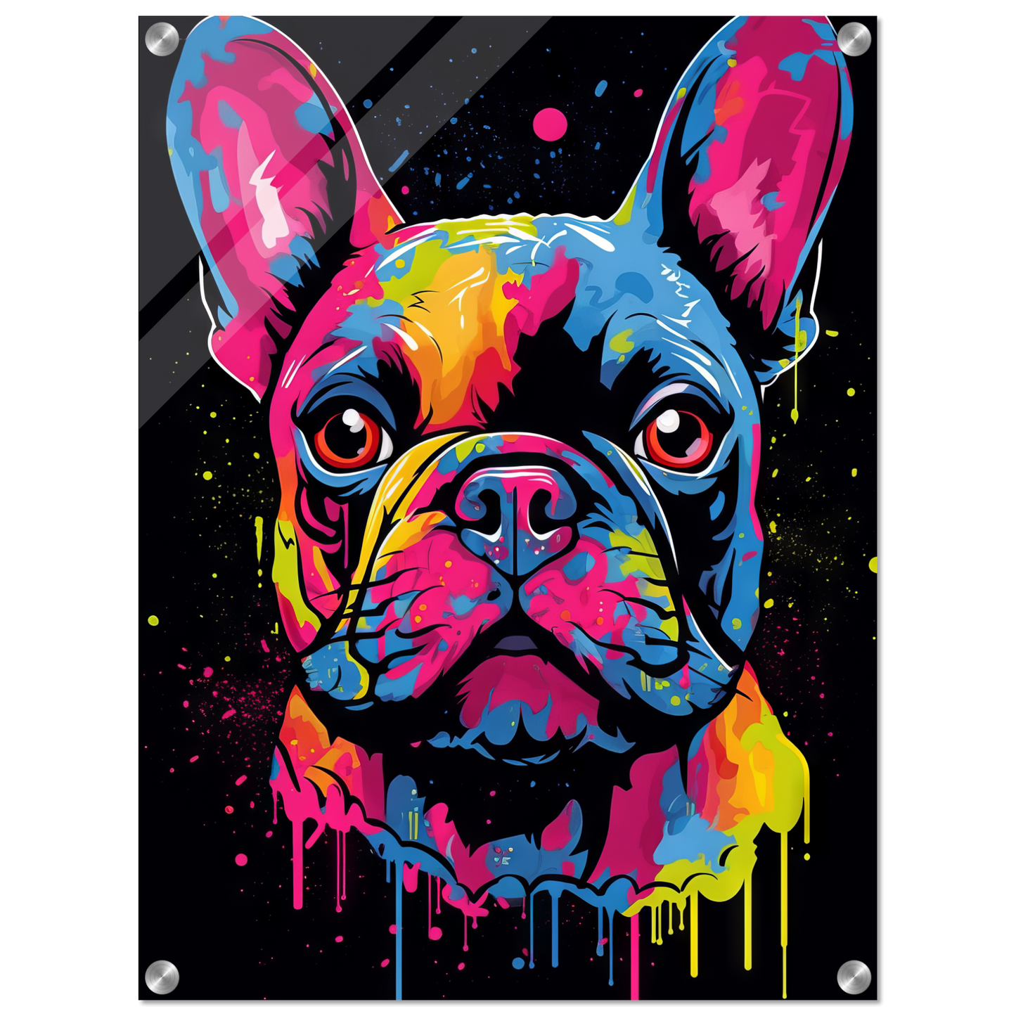 Dog French Bulldog Pop Art (DOG65)