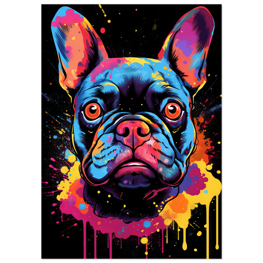 Dog French Bulldog Pop Art (DOG67)