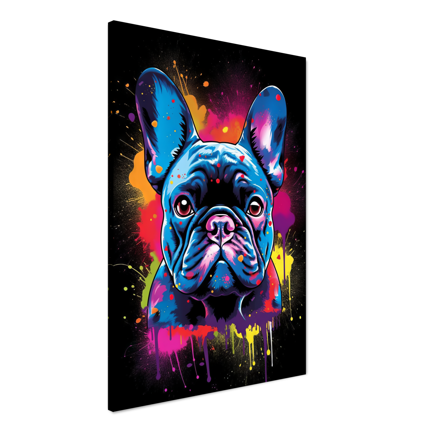 Dog French Bulldog Pop Art (DOG68)