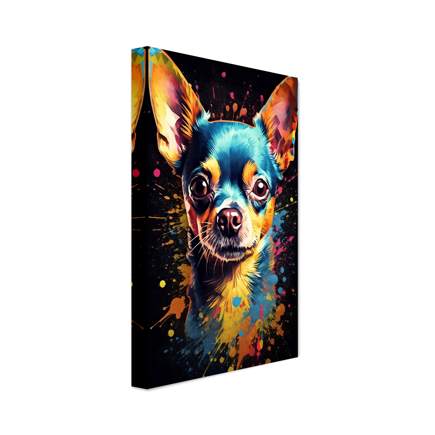 Dog Chihuahua pop art (DOG70)