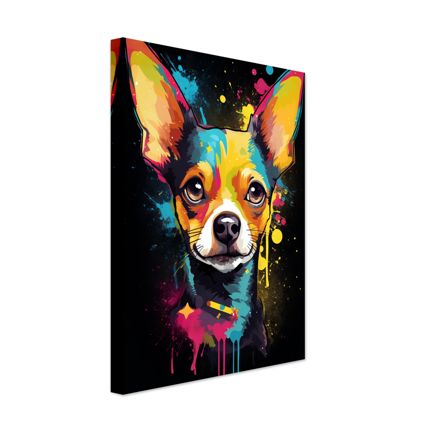Dog Chihuahua pop art (DOG71)