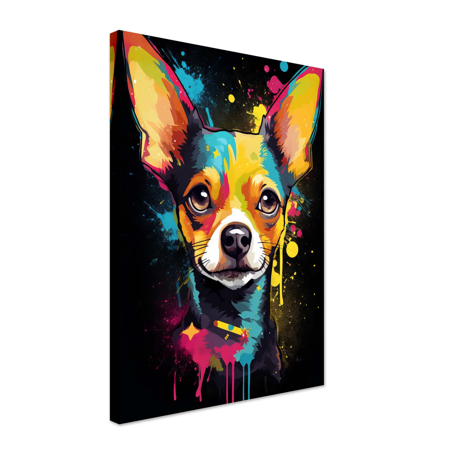 Dog Chihuahua pop art (DOG71)