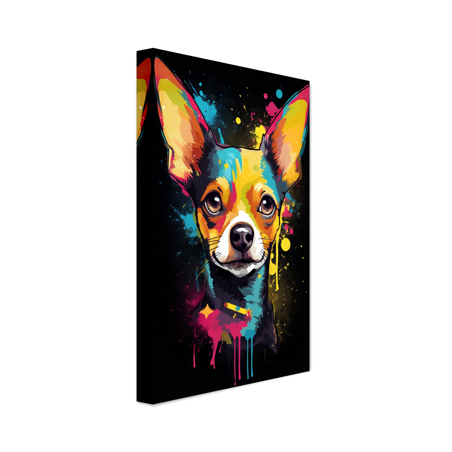Dog Chihuahua pop art (DOG71)