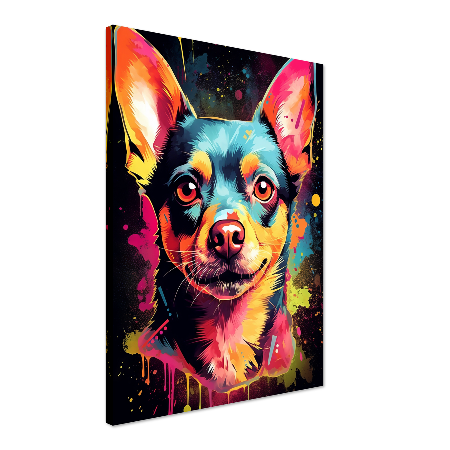 Dog Chihuahua pop art (DOG72)