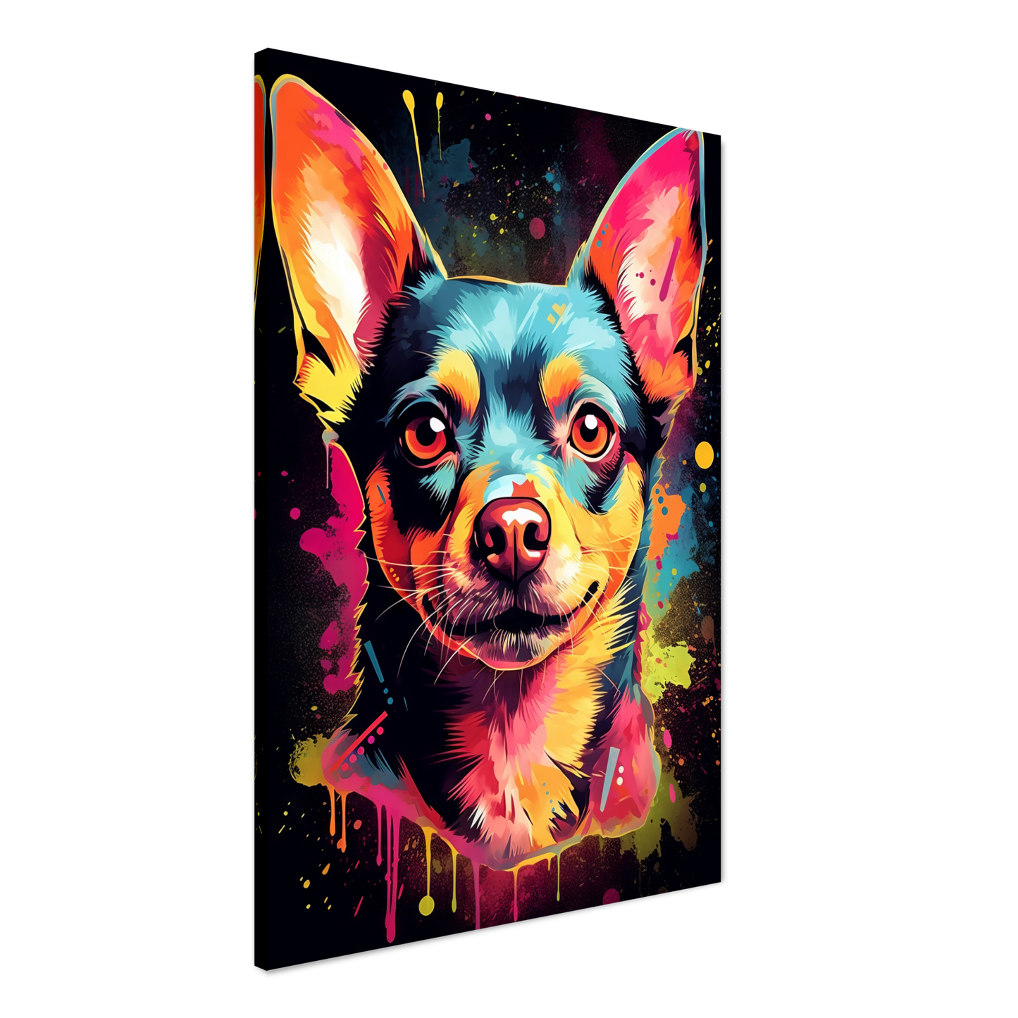 Dog Chihuahua pop art (DOG72)