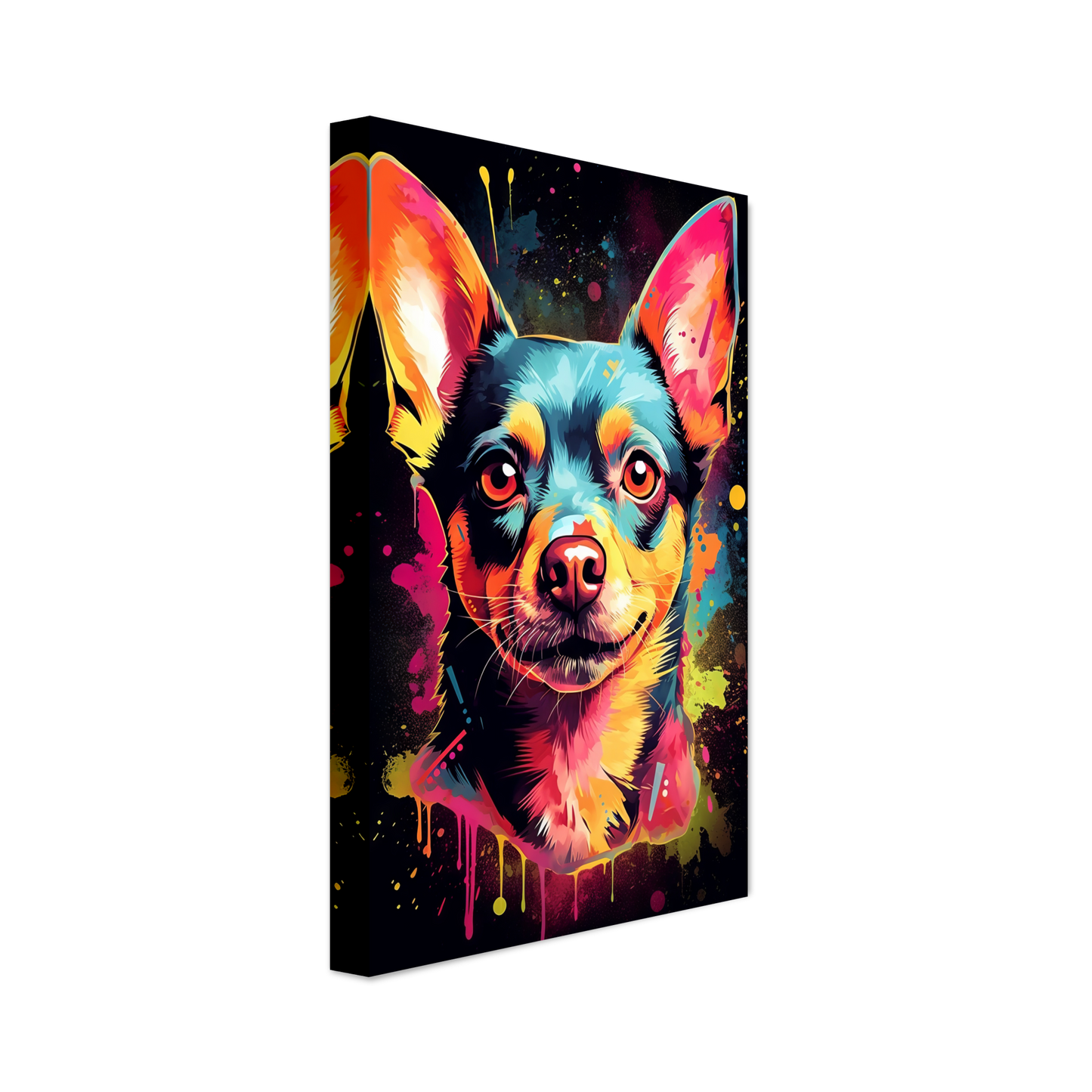 Dog Chihuahua pop art (DOG72)