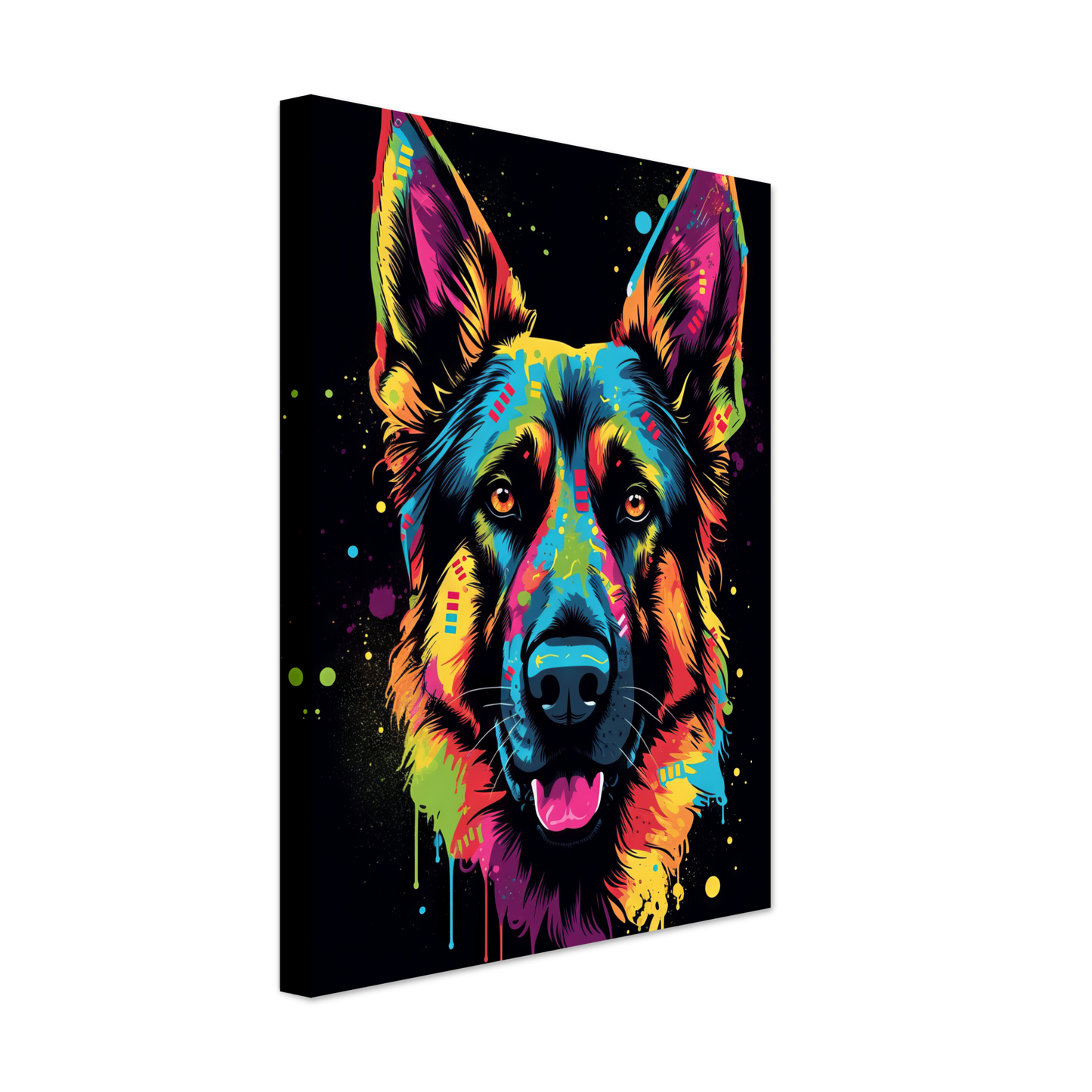 Dog German Shepherd Pop Art (DOG73)
