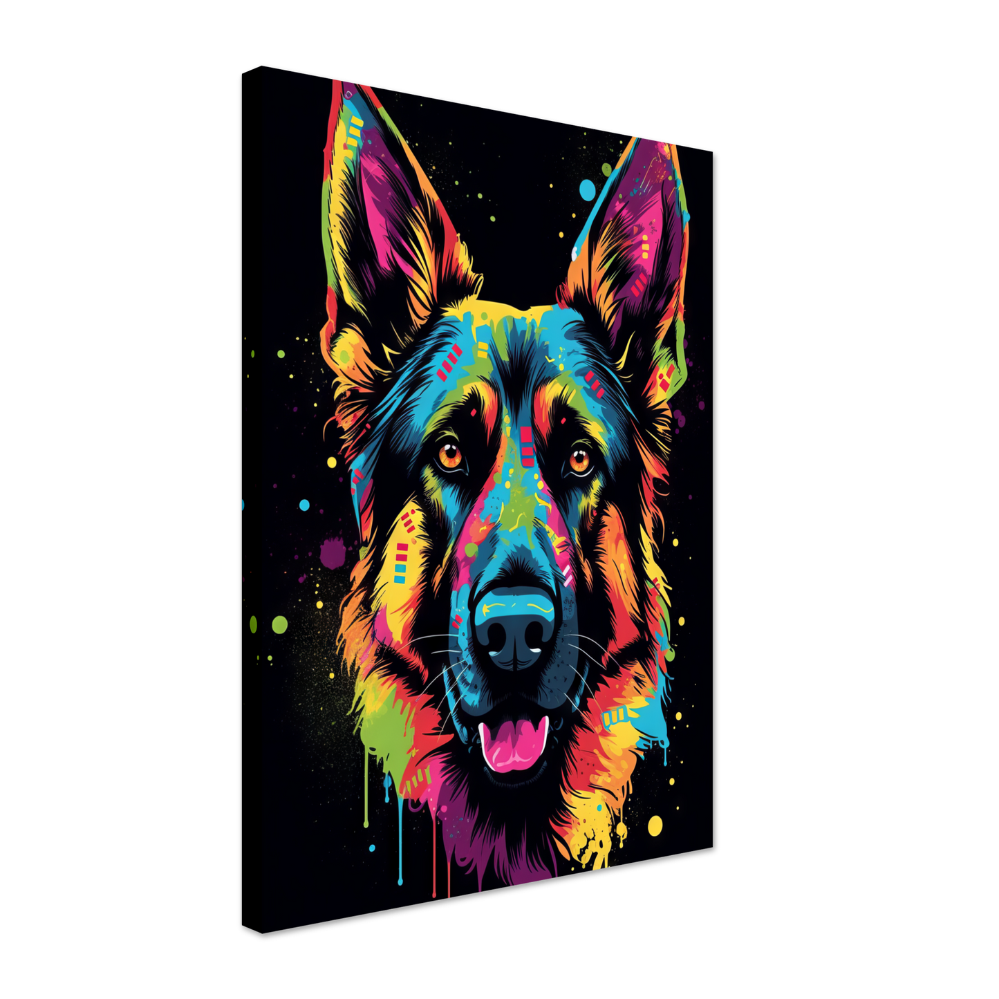 Dog German Shepherd Pop Art (DOG73)