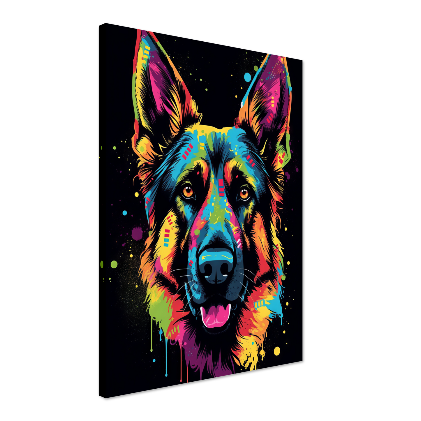 Dog German Shepherd Pop Art (DOG73)