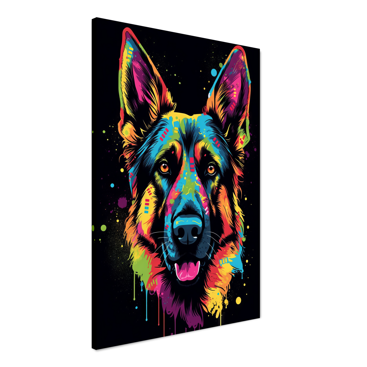 Dog German Shepherd Pop Art (DOG73)