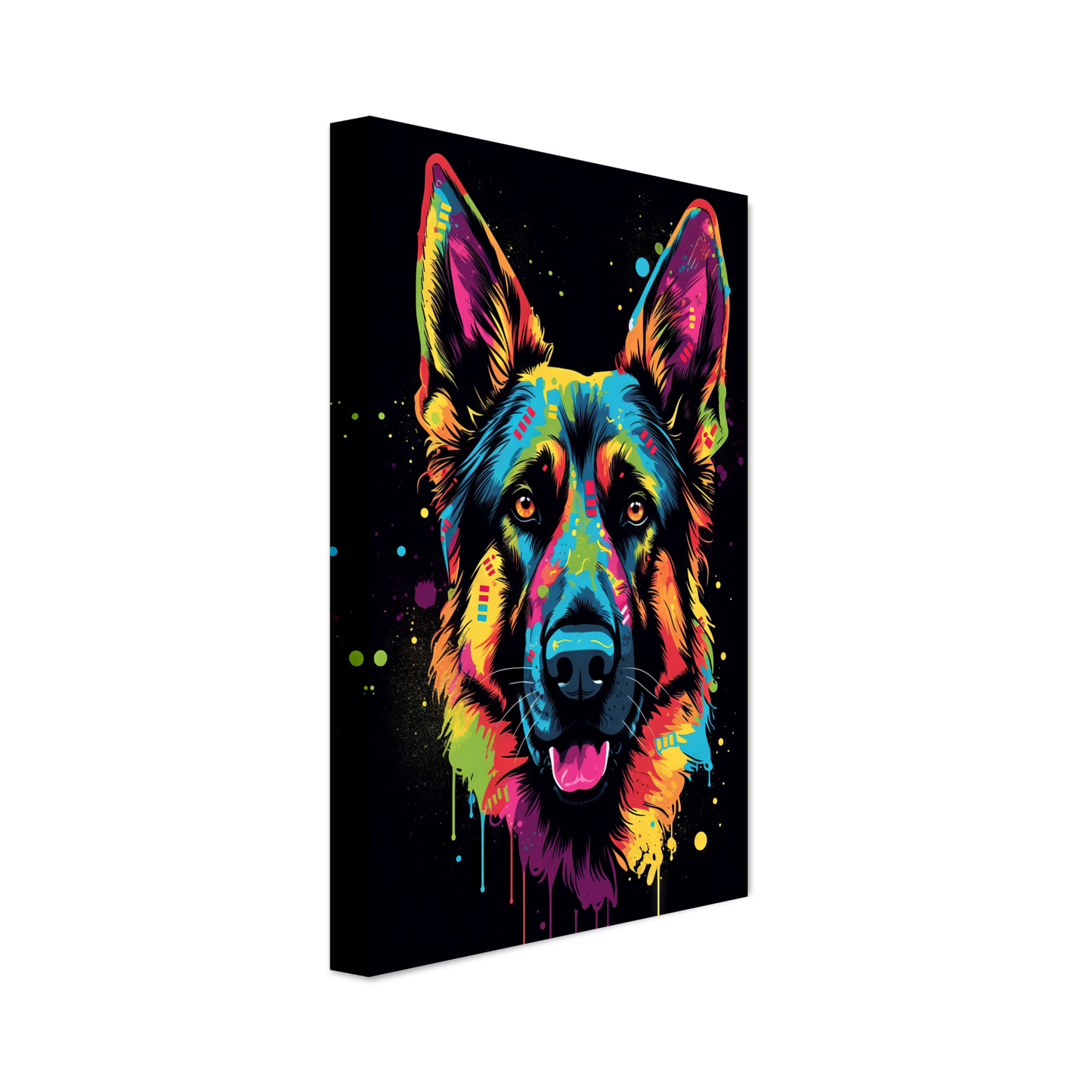Dog German Shepherd Pop Art (DOG73)