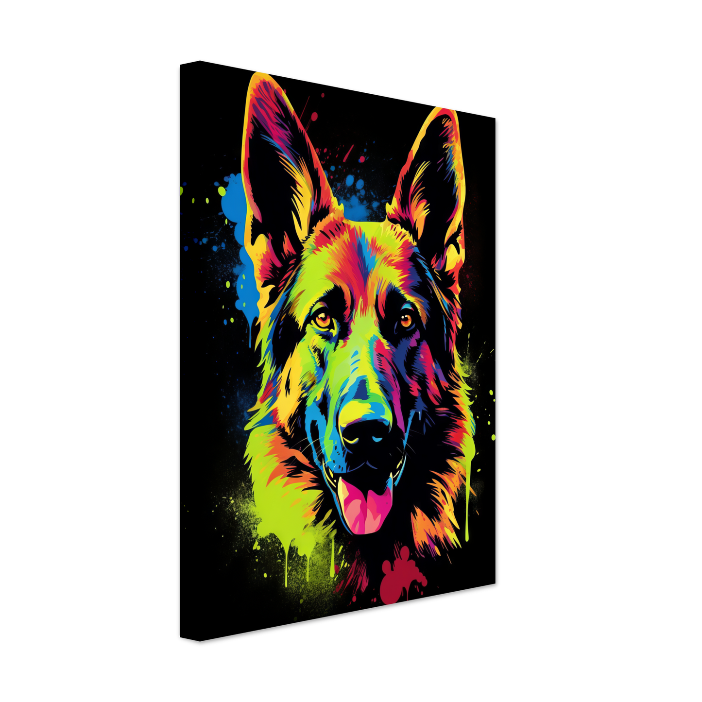Dog German Shepherd Pop Art (DOG76)