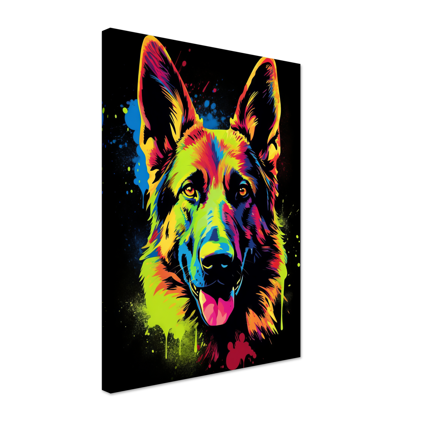 Dog German Shepherd Pop Art (DOG76)